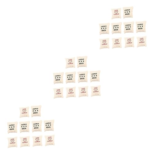 DOITOOL 3 Sets Mit Baumwolle Gefülltes Plüsch-katzenspielzeug Mit Leinenbeutel Heimtierbedarf Für Katzen Bequemes Und Bruchfestes Spielzeug 10 Stück * 3 DOITOOL 3 Sets Mit Baumwolle Gefülltes Plüsch-katzenspielzeug Mit Leinenbeutel Heimtierbedarf Für Katzen Bequemes Und Bruchfestes Spielzeug 10 Stück * 3 von DOITOOL