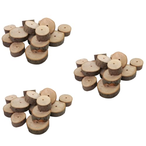 DOITOOL 3 Sätze Haustier Kauen Lieferungen Solide Applewood Tier Spielzeug Hamster Zähne Knirschen Spielzeug 100 Stücke * 3 von DOITOOL