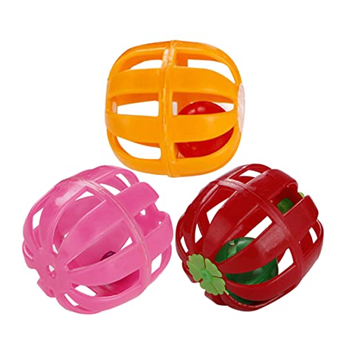 DOITOOL 30Pcs Glocken Ball Spielen Katze Interaktive Spielzeug Kätzchen Spielzeug Katzenspiele Katze Glocken Hängen Katze Innenpeppige Kleine Spielsachen Mit Bällen Weiche Jingle von DOITOOL