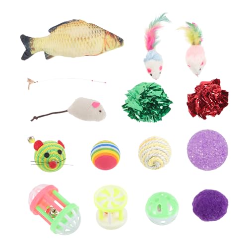 DOITOOL 32 Stücke Katze Spielzeug Set Pack Spielzeug Gefälschte Mäuse Für Katzen Katze Spielzeug Liefert Spaß Interaktive DOITOOL 32 Stücke Katze Spielzeug Set Pack Spielzeug Gefälschte Mäuse Für Katzen Katze Spielzeug Liefert Spaß Interaktive von DOITOOL