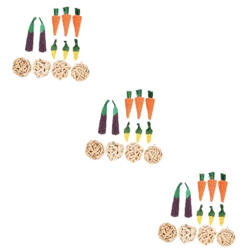 DOITOOL 36 STK Kaninchen Spielzeug Hamster Holzspielzeug Kleines Kauspielzeug Für Hunde Beißspielzeug Hasenzahnpflegespielzeug Hasenzahn Kauspielzeug Hölzern Beissen 12-teiliges Set DOITOOL 36 STK Kaninchen Spielzeug Hamster Holzspielzeug Kleines Kauspielzeug Für Hunde Beißspielzeug Hasenzahnpflegespielzeug Hasenzahn Kauspielzeug Hölzern Beissen 12-teiliges Set von DOITOOL