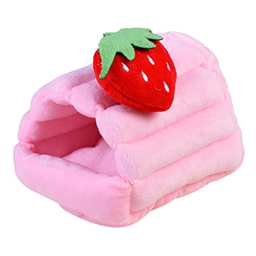 DOITOOL 3 Stücke Hamster Bett Komfort Verdicken Nest Bett Für Haustier Warme Ruhe Bett Für Hamster Meerschweinchen Chinchilla von DOITOOL