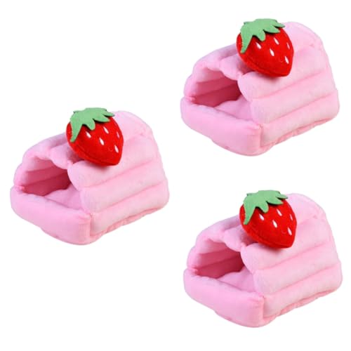 DOITOOL 3st Hamsternest Bettwärmer-pad Baumwolle Hase Eichhörnchen DOITOOL 3st Hamsternest Bettwärmer-pad Baumwolle Hase Eichhörnchen von DOITOOL