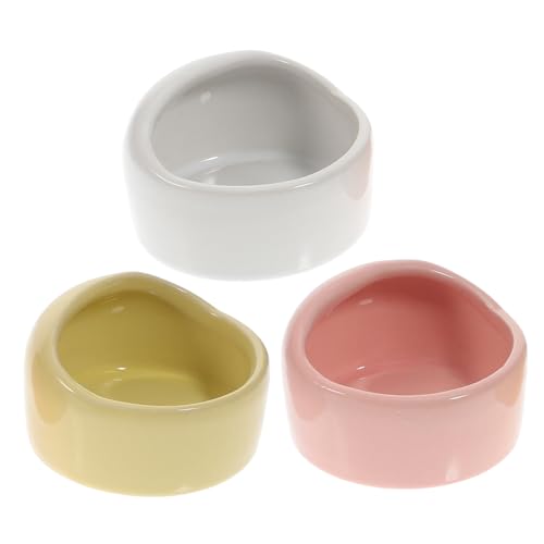 DOITOOL Futternäpfe Aus Keramik für Haustiere 3 Stück Näpfe in Zufälligen Farben für Vögel Kleintiere und Hamster DOITOOL Futternäpfe Aus Keramik für Haustiere 3 Stück Näpfe in Zufälligen Farben für Vögel Kleintiere und Hamster von DOITOOL
