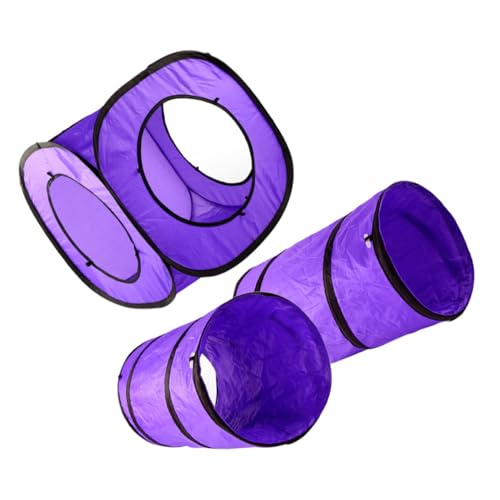 DOITOOL Interaktives Katzentunnel-spielzeugset für Haustiere Kätzchen 3-teilig Katzenkanal-Spielzeug Haustier-katzentunnel Knisterpapier Polyestermaterial DOITOOL Interaktives Katzentunnel-spielzeugset für Haustiere Kätzchen 3-teilig Katzenkanal-Spielzeug Haustier-katzentunnel Knisterpapier Polyestermaterial von DOITOOL