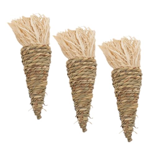 DOITOOL Kauspielzeug-Set Für Hasen 3-teilig Große Karottenförmige Spielzeuge Für Hamster Chinchillas Meerschweinchen DOITOOL Kauspielzeug-Set Für Hasen 3-teilig Große Karottenförmige Spielzeuge Für Hamster Chinchillas Meerschweinchen von DOITOOL
