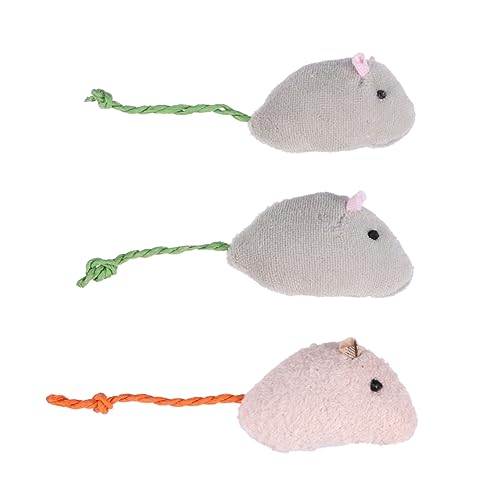 DOITOOL 3St Plüsch Spielzeug für Katzen und Mäuse de porristas Mäuse Spielzeug Spielzeuge Spielzeug für Haustiere Katzenspielzeug kleine Hauskatze Katze DOITOOL 3St Plüsch Spielzeug für Katzen und Mäuse de porristas Mäuse Spielzeug Spielzeuge Spielzeug für Haustiere Katzenspielzeug kleine Hauskatze Katze von DOITOOL