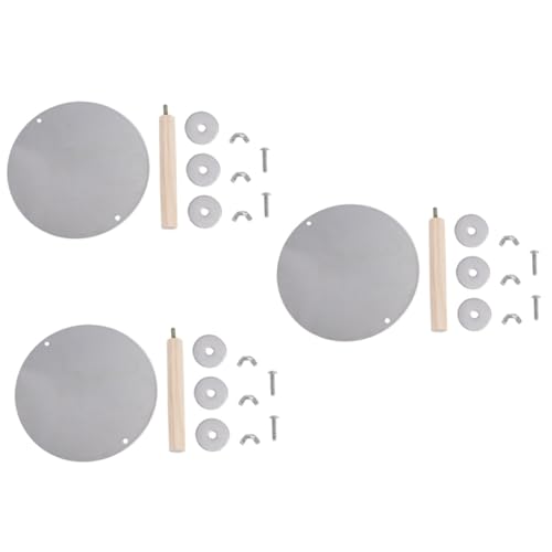 DOITOOL 3 Stücke Hängen Papagei Spielzeug Vogel Barsch Spielzeug Für Vögel Spaß Spiegel Pet Liefert Holz Barsch DOITOOL 3 Stücke Hängen Papagei Spielzeug Vogel Barsch Spielzeug Für Vögel Spaß Spiegel Pet Liefert Holz Barsch von DOITOOL