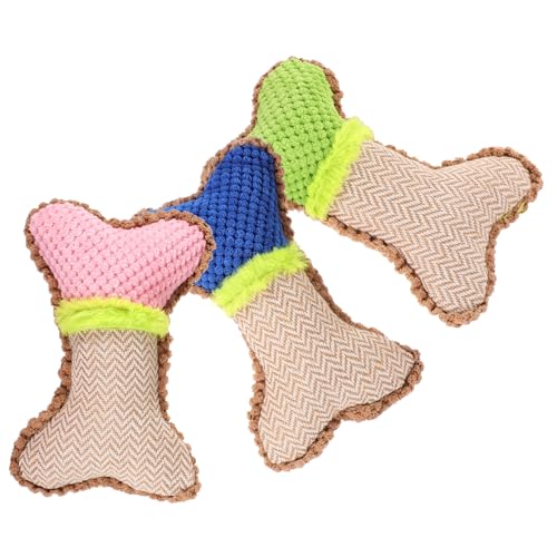 DOITOOL Quietschspielzeug Für Welpen Beißspielzeug Für Hunde Lustiges Kauspielzeug Für Große Und Hunde Interaktives Hundespielzeug Plüschmaterial von DOITOOL