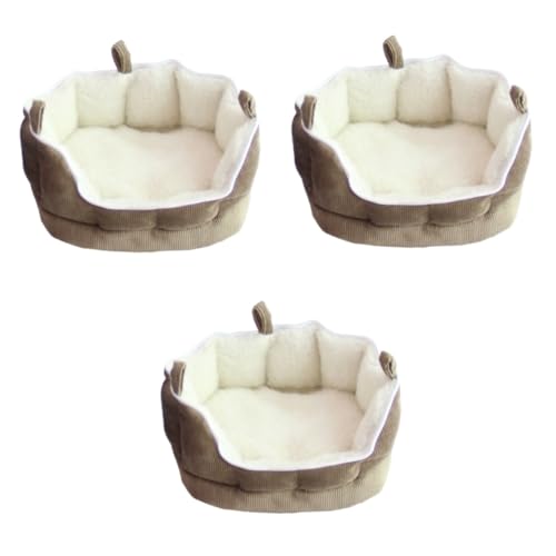 DOITOOL Kaninchen Sofa 3st Hamsterbett Haustierbett Tier Schlafsofa Mäusehaus Haustierfeldbett Petbett Pet Bed Kleines Haustier Sofa-Nest Haustierhaus Meerschweinchen Frettchen von DOITOOL