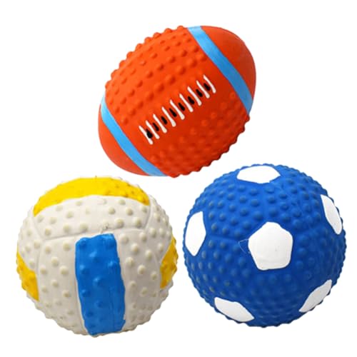 DOITOOL 3St Leckerli-Spielzeug für Hunde interaktiv Hunde-Leckerli Spielzeuge Kauspielzeug für Hunde Hund spielt Spielzeug Volleyball Hundeball Spielzeugball Fußball DOITOOL 3St Leckerli-Spielzeug für Hunde interaktiv Hunde-Leckerli Spielzeuge Kauspielzeug für Hunde Hund spielt Spielzeug Volleyball Hundeball Spielzeugball Fußball von DOITOOL