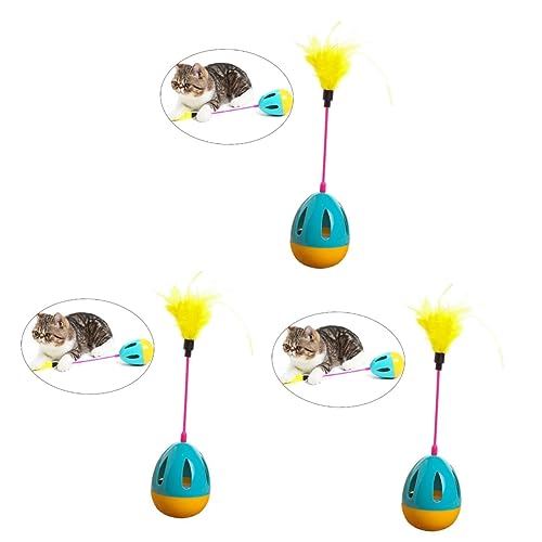 DOITOOL Spielzeug Katze 3st Interaktives Katzenspielzeug Katzen-Teaser Teleskopisches Katzenspielzeug Spielzeuge Katze Kätzchen Spielspielzeug Trommelkugel Die Katze Becher Kugel Fehlt DOITOOL Spielzeug Katze 3st Interaktives Katzenspielzeug Katzen-Teaser Teleskopisches Katzenspielzeug Spielzeuge Katze Kätzchen Spielspielzeug Trommelkugel Die Katze Becher Kugel Fehlt von DOITOOL
