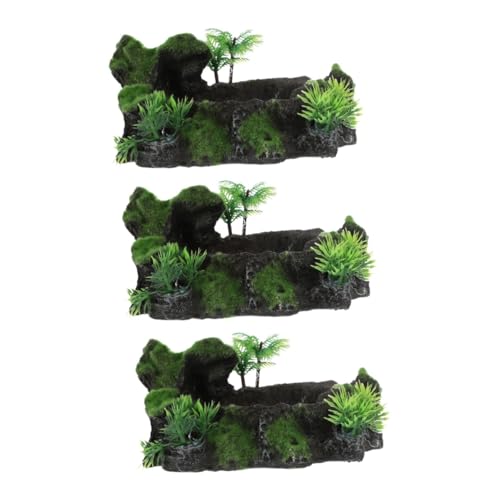 DOITOOL 3-teiliges Reptilien-napf-Set Aus Kunstharz Futter- Und Wassernapf Für Eidechsen Geckos Schildkröten Dekorative Schale Natursteinoptik Aquarium-Ornament DOITOOL 3-teiliges Reptilien-napf-Set Aus Kunstharz Futter- Und Wassernapf Für Eidechsen Geckos Schildkröten Dekorative Schale Natursteinoptik Aquarium-Ornament von DOITOOL