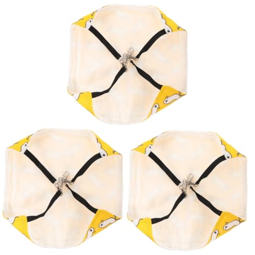 DOITOOL 3stücke Kuschelhöhle Für Kleine Haustiere Doppeltes Atmungsaktives Design Für Hamster Meerschweinchen Und Andere Kleintiere Gemütlicher Schlafplatz Mit Hängematte Und von DOITOOL