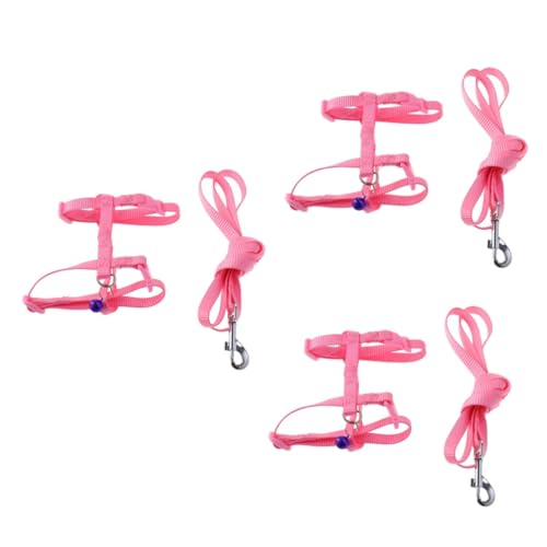 DOITOOL 3St Kaninchenleine führen Welpenzubehör für kleine Hunde kleines hundegeschirr Spielzeug Kaninchengeschirr Haustier-Geschirr-Leine Gurt Leinen Sitzkissen Kaninchen liefert Käfig DOITOOL 3St Kaninchenleine führen Welpenzubehör für kleine Hunde kleines hundegeschirr Spielzeug Kaninchengeschirr Haustier-Geschirr-Leine Gurt Leinen Sitzkissen Kaninchen liefert Käfig von DOITOOL