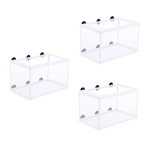 DOITOOL Brutfischernetz 3-teilige Fischzucht-isolationsbox Groß Ideal Für Aquarien von DOITOOL