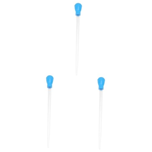 DOITOOL 3st Manuelle Kehrsaugmaschine Mini-Vakuum Mini-strohhalme Schlauch Für Aquarienfischbecken Fütterung Im Aquarium Pipettenreiniger Aquarium-Siphon Staubsauger Lieferungen Handbuch von DOITOOL