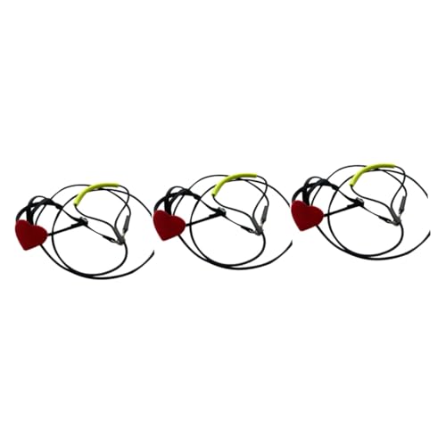 DOITOOL 3 Stücke Baumwolle Seil Vogel Ausbildung Papagei Fliegen Leine Pet Sittiche Und Leine Universal Fit von DOITOOL