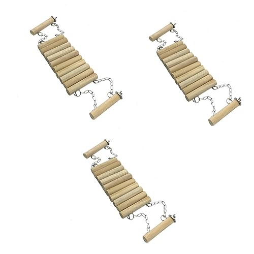 DOITOOL 3 Stücke Tier Klettern Leiter Papageien Vogel Spielzeug Natürliche Holz Pet Spiel Ausrüstung Leiter Brücke Für Hamster DOITOOL 3 Stücke Tier Klettern Leiter Papageien Vogel Spielzeug Natürliche Holz Pet Spiel Ausrüstung Leiter Brücke Für Hamster von DOITOOL