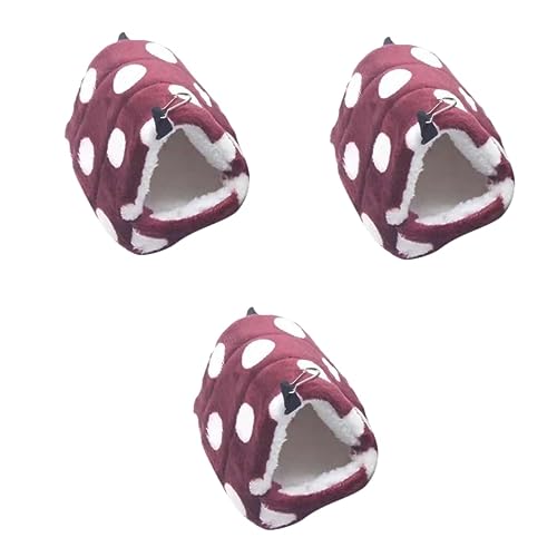 DOITOOL 3St Zubehör für Chinchillakäfige Winterrattenhängematte Igel Hängematte Vogelhaus Igel Bett Hamster Tier Papageien Hängematte Liebe Meerschweinchen Warmes Nest Umarmungstasche Hase DOITOOL 3St Zubehör für Chinchillakäfige Winterrattenhängematte Igel Hängematte Vogelhaus Igel Bett Hamster Tier Papageien Hängematte Liebe Meerschweinchen Warmes Nest Umarmungstasche Hase von DOITOOL