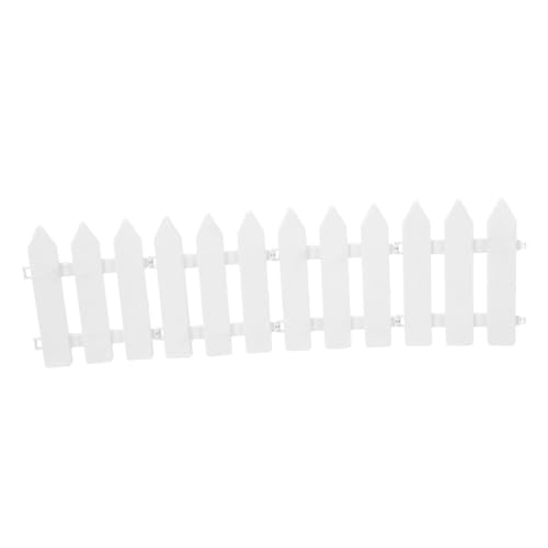 DOITOOL 4 Stück Gartenzaun Kanten Rasenkante Gartenumrandung Tierschutzzaun Rasenkantenzaun Lattenzaun Gartenlandschaftszäune Zaun für Parks dekorativer Zaun temporärer Zaun PVC Weiß DOITOOL 4 Stück Gartenzaun Kanten Rasenkante Gartenumrandung Tierschutzzaun Rasenkantenzaun Lattenzaun Gartenlandschaftszäune Zaun für Parks dekorativer Zaun temporärer Zaun PVC Weiß von DOITOOL
