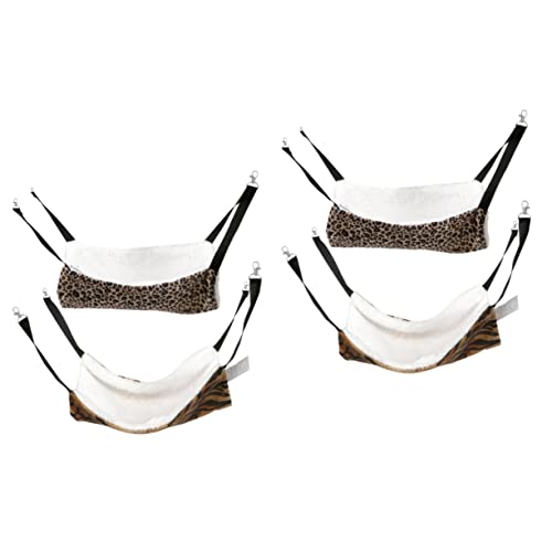 DOITOOL 4 Stück Hamster Hängematte Spielzeugtiere Hängende Hängematte für Haustiere Welpe Hängendes Haustierbett Winter Katzenhängematte Herbst und Winter das Bett Hamsterkäfig Hündchen DOITOOL 4 Stück Hamster Hängematte Spielzeugtiere Hängende Hängematte für Haustiere Welpe Hängendes Haustierbett Winter Katzenhängematte Herbst und Winter das Bett Hamsterkäfig Hündchen von DOITOOL