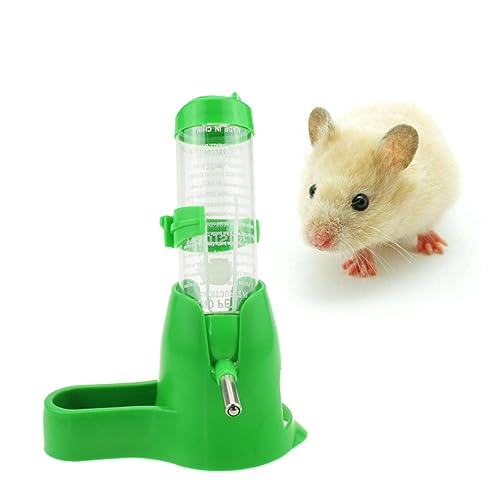 4 Stück Hamster wasserspender Hamster trinkflasche Haustier-Wasserflasche Igel Essen Wasserflaschenhalter für Hamster Hamster-Entferner automatisch Zubehör Wiederverwendbar von DOITOOL