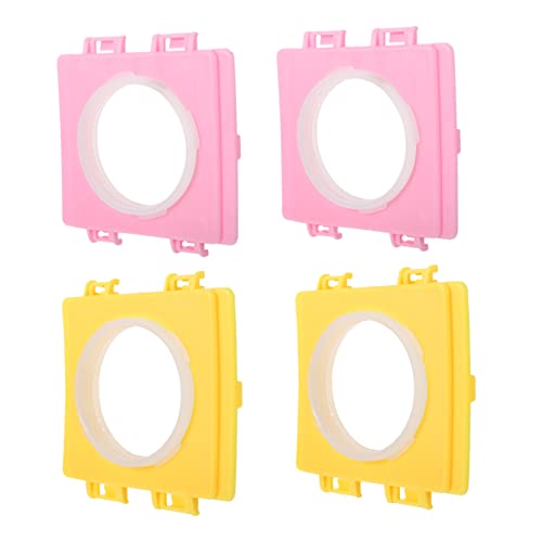 4 Stück Zubehör Für Hamsterkäfige Spielzeug Käfigzubehör Extern Rohrverbindungsstücke Plastik von DOITOOL