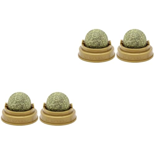 DOITOOL 4 Stück Katzenminze Lutscher Katzenminze-zuckerkugel Beschleuniger Zähne Putzen Haustier Katzenminze-Spielzeug Silvervine Für Katzen Katzenminze-Ball Spielzeuge Rotieren Backenzahn DOITOOL 4 Stück Katzenminze Lutscher Katzenminze-zuckerkugel Beschleuniger Zähne Putzen Haustier Katzenminze-Spielzeug Silvervine Für Katzen Katzenminze-Ball Spielzeuge Rotieren Backenzahn von DOITOOL