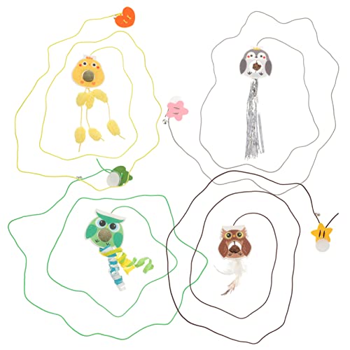 DOITOOL Katzenspielzeug Interaktives 4-teiliges Hängendes Ballspielzeug Früchte Helle Farben für Eine Einfache Handhabung DOITOOL Katzenspielzeug Interaktives 4-teiliges Hängendes Ballspielzeug Früchte Helle Farben für Eine Einfache Handhabung von DOITOOL