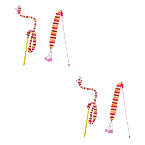 DOITOOL 4 Stück Spielzeug Für Haustiere Katzenspielzeug Die Katze Knoten DOITOOL 4 Stück Spielzeug Für Haustiere Katzenspielzeug Die Katze Knoten von DOITOOL