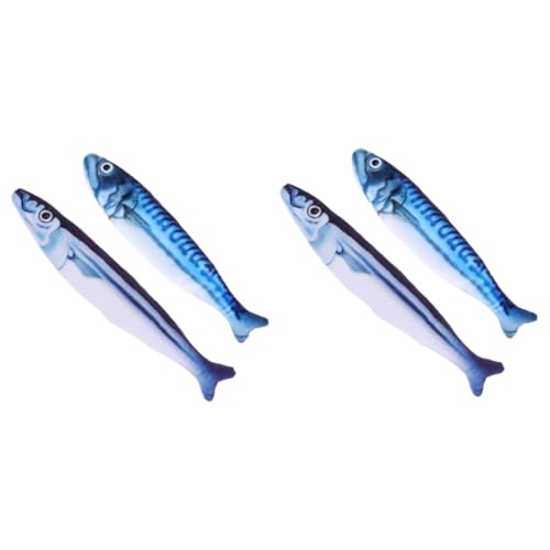 DOITOOL 4 Stück Katzenspielzeug Plüsch Floppt Fisch Katzenminze Spielzeug Katzen Schlappfisch-hundespielzeug Kazuha-plüsch Katze Fisch Spielzeug Flauschige Kuscheltiere Behaart Haustier DOITOOL 4 Stück Katzenspielzeug Plüsch Floppt Fisch Katzenminze Spielzeug Katzen Schlappfisch-hundespielzeug Kazuha-plüsch Katze Fisch Spielzeug Flauschige Kuscheltiere Behaart Haustier von DOITOOL
