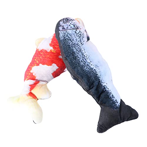 DOITOOL 4 Stück Simulation elektrischer Fisch Kauspielzeug für Katzen Haustier Spielzeuge Plüschtier Plüsch-Fischspielzeug Katze simuliertes Fischspielzeug Karausche gefüllter Fisch DOITOOL 4 Stück Simulation elektrischer Fisch Kauspielzeug für Katzen Haustier Spielzeuge Plüschtier Plüsch-Fischspielzeug Katze simuliertes Fischspielzeug Karausche gefüllter Fisch von DOITOOL