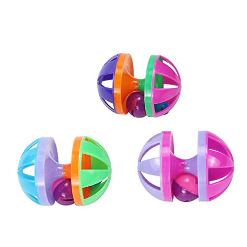 DOITOOL 4 Stück Spielzeuge Katzenspielzeug Ballspielzeug Für Katzen Katzenglocke Ballspielzeug Pet-Ball Haustier DOITOOL 4 Stück Spielzeuge Katzenspielzeug Ballspielzeug Für Katzen Katzenglocke Ballspielzeug Pet-Ball Haustier von DOITOOL