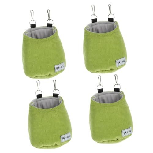 DOITOOL 4 Stück Sugar Glider Nest Baumwollnest Schlafsack für Kleintiere -Gleiter-Schaukelbett Haushalt Chinchilla- stabiles Chinchillahaus hängendes Nest Baumwolle von DOITOOL