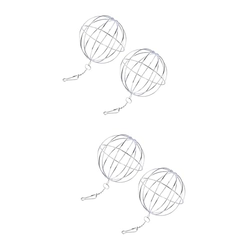4 Stück Grasfutterspenderball Futterspender für Haustiere Futterstelle für Kaninchen Spielzeug Grasball Grasfütterungsball für Haustiere Meerschweinchen Zubringer Lebensmittel Heu von DOITOOL