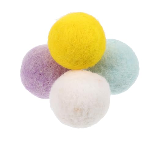 DOITOOL 4Stücke Teiliges Interaktives Hundespielzeug Filzball Quietschend und Kautauglich für Gesunde Zähne für Welpen und Kleine Leicht und Langlebig DOITOOL 4Stücke Teiliges Interaktives Hundespielzeug Filzball Quietschend und Kautauglich für Gesunde Zähne für Welpen und Kleine Leicht und Langlebig von DOITOOL