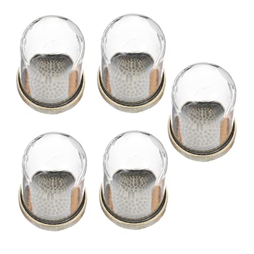 DOITOOL 5 Sätze DIY Terrarium Teiliges Übertopf mit Tablett für Mikrolandschaften für Pflanzen Dekorationen Transparentes für Optimale Sicht und Einfache von DOITOOL