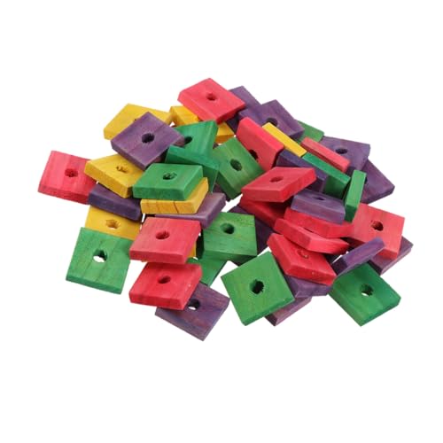DOITOOL Spielzeug Für Vögel Von 50 Stück Vogel Holzspielzeug Papagei Beißen Backenzahn Hängendes Spielzeug Für Käfig DOITOOL Spielzeug Für Vögel Von 50 Stück Vogel Holzspielzeug Papagei Beißen Backenzahn Hängendes Spielzeug Für Käfig von DOITOOL