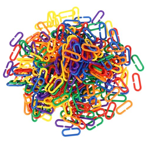 DOITOOL Vogelkettenglieder-Set 500-teiliges Hakenset Für Vögel Papageienspielzeug Sicheres Verschleißfestes Spielzeug DOITOOL Vogelkettenglieder-Set 500-teiliges Hakenset Für Vögel Papageienspielzeug Sicheres Verschleißfestes Spielzeug von DOITOOL
