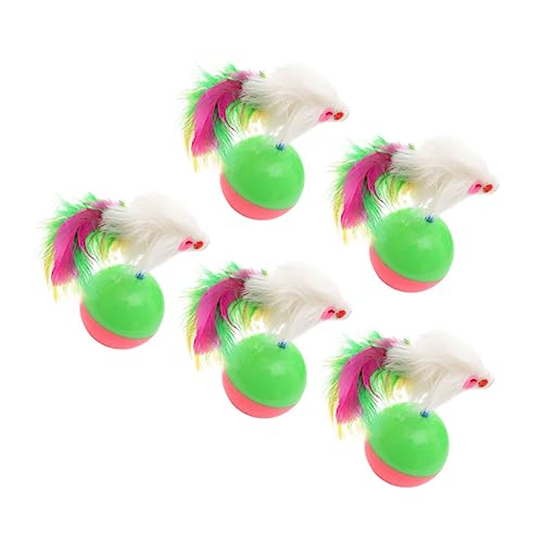 DOITOOL Plüsch Ratte Mäuse Tumbler Spielzeug 5 Pcs Set Interaktive Katze Teaser Spielzeug Tumbler Design für Spielen DOITOOL Plüsch Ratte Mäuse Tumbler Spielzeug 5 Pcs Set Interaktive Katze Teaser Spielzeug Tumbler Design für Spielen von DOITOOL