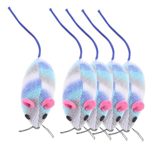 DOITOOL 5st Ausgestopftes Katzenspielzeug Plüschkatzenspielzeug Spielzeugmaus Für Katze Katzenrasselmäuse Plüschmausspielzeug Katze, Mäuse, Tiere, Spielzeug Spielzeuge Sanft Spielzeugkatze DOITOOL 5st Ausgestopftes Katzenspielzeug Plüschkatzenspielzeug Spielzeugmaus Für Katze Katzenrasselmäuse Plüschmausspielzeug Katze, Mäuse, Tiere, Spielzeug Spielzeuge Sanft Spielzeugkatze von DOITOOL