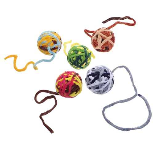 DOITOOL 5 Stücke Kätzchen Bälle Katzenspielzeug Intelligentes Katzenspielzeug Kätzchen Zubehör DOITOOL 5 Stücke Kätzchen Bälle Katzenspielzeug Intelligentes Katzenspielzeug Kätzchen Zubehör von DOITOOL