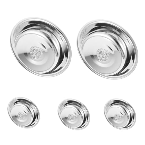 DOITOOL 5-teiliges Katzenfutternapf-Set Futternapf Aus Edelstahl mit Ständer Nicht Stabil Material Der Güteklasse 304 DOITOOL 5-teiliges Katzenfutternapf-Set Futternapf Aus Edelstahl mit Ständer Nicht Stabil Material Der Güteklasse 304 von DOITOOL