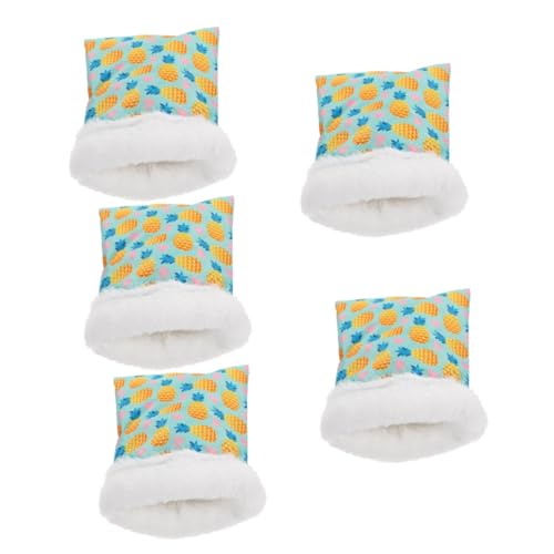 DOITOOL 5 Stücke Meerschweinchen Bett Hideout Hamster Baumwolle Bett Haustier Schlafen Beutel Für Gemütlichen Schlaf DOITOOL 5 Stücke Meerschweinchen Bett Hideout Hamster Baumwolle Bett Haustier Schlafen Beutel Für Gemütlichen Schlaf von DOITOOL