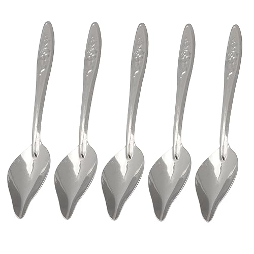 DOITOOL Vogel-papagei-löffel 5 Stück Edelstahl-fütterungslöffel Für Nymphensittiche Einfach Zu Verwendendes Flüssigkeitsfütterungswerkzeug von DOITOOL