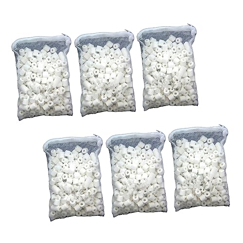 DOITOOL 6 Packungen spurenelemente spurl Natural Element filterbakterien Filter Reinigung filterbeutel Filter medium Filtermedien Aktivkohle Aquarium Ausrüstung Bio-Ball Filterkugel Weiß von DOITOOL