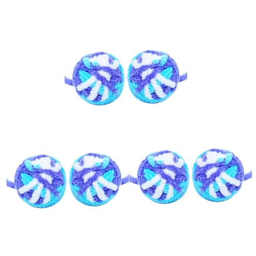 DOITOOL 6 STK Themberchaud-Plüsch Katzenspielzeug de porristas Spielzeug für Spielzeug Kauspielzeug Ball Plüschtier Spielzeuge Flauschige Kugeln Spielzeugbälle für Katzen Handbuch Knoten DOITOOL 6 STK Themberchaud-Plüsch Katzenspielzeug de porristas Spielzeug für Spielzeug Kauspielzeug Ball Plüschtier Spielzeuge Flauschige Kugeln Spielzeugbälle für Katzen Handbuch Knoten von DOITOOL