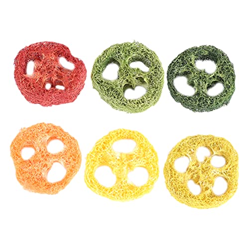 DOITOOL 6 STK Chinchilla- Spielzeug Kaust? Für Hamster Tierkauspielzeug Rotuswurzel- F?rmiges Spielzeug Lofah Hundespielzeug Bunny Loofah Spielzeug Hamster Liefert Igel Kleines Haustier DOITOOL 6 STK Chinchilla- Spielzeug Kaust? Für Hamster Tierkauspielzeug Rotuswurzel- F?rmiges Spielzeug Lofah Hundespielzeug Bunny Loofah Spielzeug Hamster Liefert Igel Kleines Haustier von DOITOOL