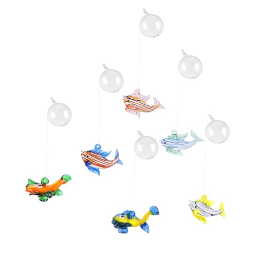 DOITOOL Aquarium Glas 6 Pcs Fisch Tank Dekorationen Schwimmende Gefälschte Fisch Ornamente DOITOOL Aquarium Glas 6 Pcs Fisch Tank Dekorationen Schwimmende Gefälschte Fisch Ornamente von DOITOOL